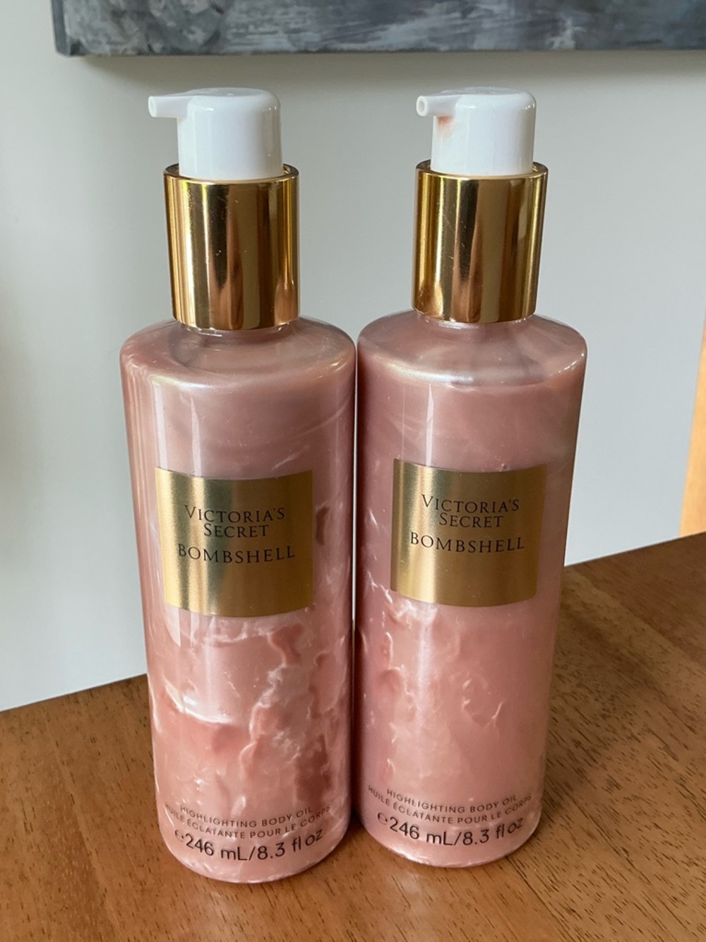 Victoria's Secret Bombshell Highlighting Body Oil x2